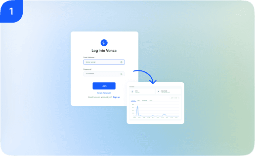 Sign Up for VONZA Sign Up for VONZA